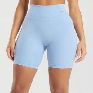 🦈Gymshark X Whitney Simmons Light Blue Biker Short🦈